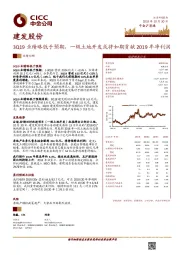 3Q19业绩略低于预期，一级土地开发或将如期贡献2019年净利润