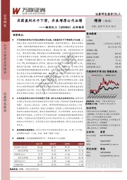 点评报告：农药盈利水平下滑，并表增厚公司业绩
