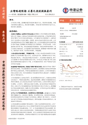 19Q3季报点评：业绩略超预期 石墨化投放提振盈利