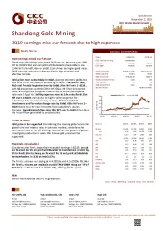 3Q19 earnings miss our forecast due to high expenses