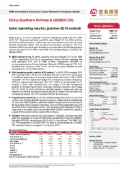 Solid operating results; positive 4Q19 outlook