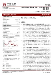 季报点评：金属价格低迷拖累业绩，公司继续趁低储备资源