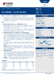 2019年三季报点评：龙头优势稳固，行业景气拐点渐近