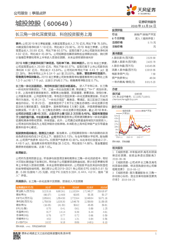 长三角一体化深度受益、科创投资服务上海