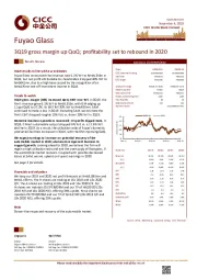 3Q19 gross margin up QoQ; profitability set to rebound in 2020
