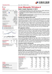 Better margin expansion in 3Q19