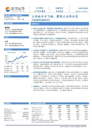 大风起兮云飞扬，聚焦主业再出发