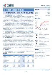 定增顺利实施，B2B业务维持高速增长