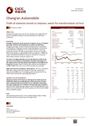 Profit of domestic brands to improve; watch for transformation at Ford