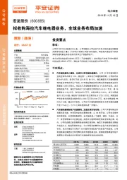 拟收购海拉汽车继电器业务，全球业务布局加速