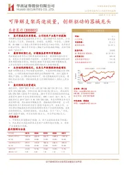 可降解支架高速放量，创新驱动的器械龙头