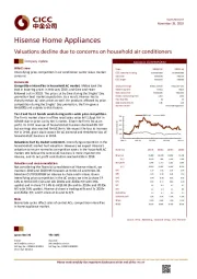 Valuations decline due to concerns on household air conditioners