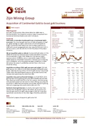 Acquisition of Continental Gold to boost gold business