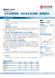 全年业绩亮眼，MIM龙头开启新一轮高成长