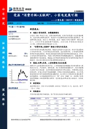 深度报告：受益“消费升级+互联网”，小家电发展可期