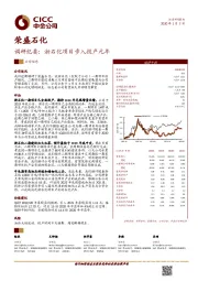 调研纪要：浙石化项目步入投产元年