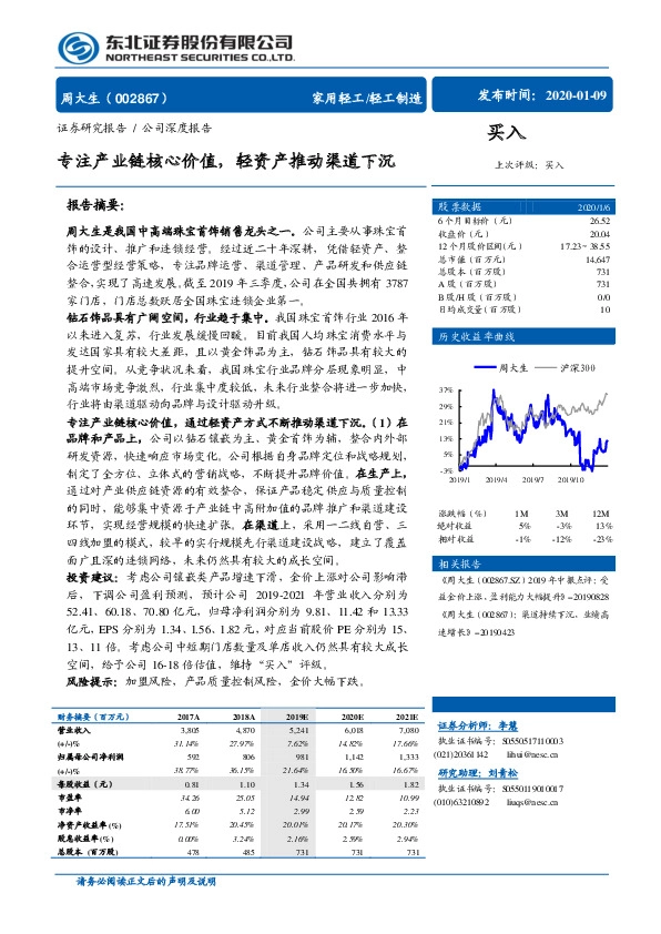 专注产业链核心价值，轻资产推动渠道下沉