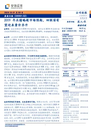 2019年业绩略超市场预期，四联苗有望迎来量价齐升