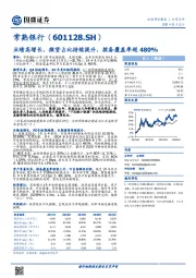 业绩高增长，微贷占比持续提升，拨备覆盖率超480%