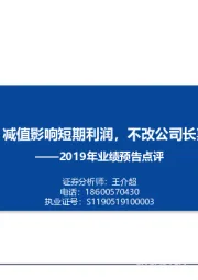 2019年业绩预告点评：永兴材料：减值影响短期利润，不改公司长期上行趋势