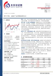 新车不断，最强产品周期继续发力