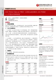 华鲁恒升跟踪报告:2020年增长可能来自于哪里?四季度业绩前瞻及2020年展望