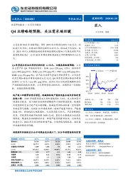 Q4业绩略超预期，关注需求端回暖