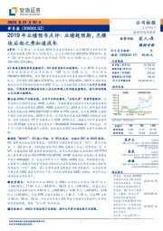 2019年业绩预告点评：业绩超预期，光模块后起之秀加速成长