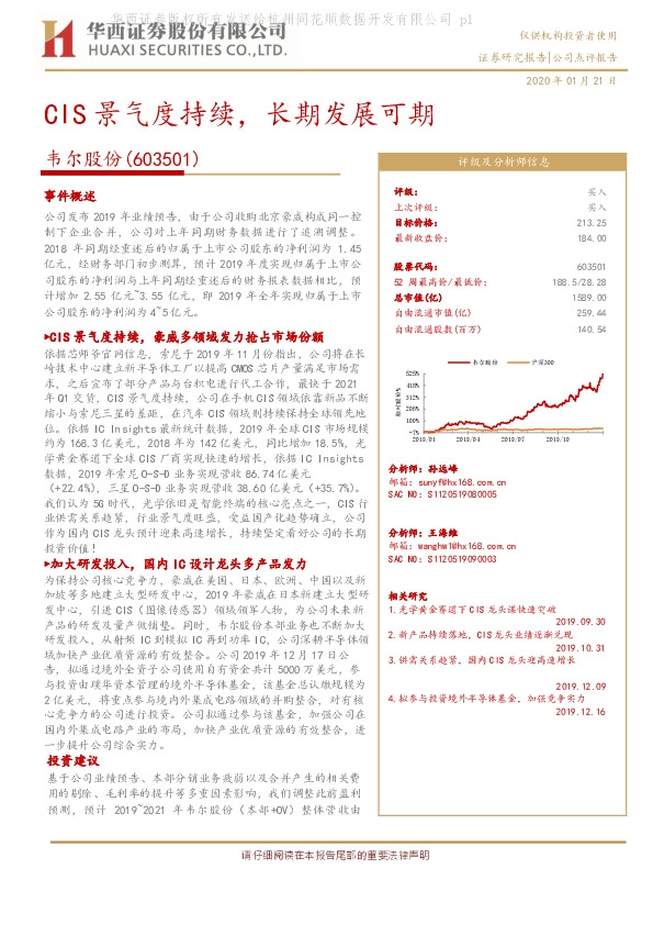 CIS景气度持续，长期发展可期