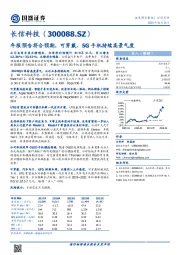 年报预告符合预期，可穿戴、5G手机持续高景气度