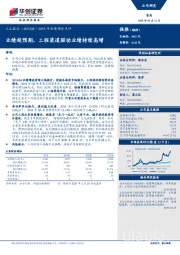 2019年业绩预告点评:业绩超预期,工程渠道驱动业绩持续高增