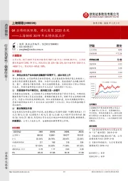 上海钢联2019年业绩快报点评：Q4业绩稍低预期，建议展望2020表现