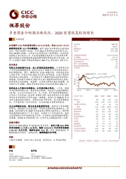 多重因素令短期业绩承压，2020有望恢复较快增长