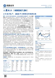 公司逐步复产，2020年业绩修复将趋势延续