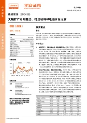 大幅扩产计划推出，打造硅料和电池片巨无霸