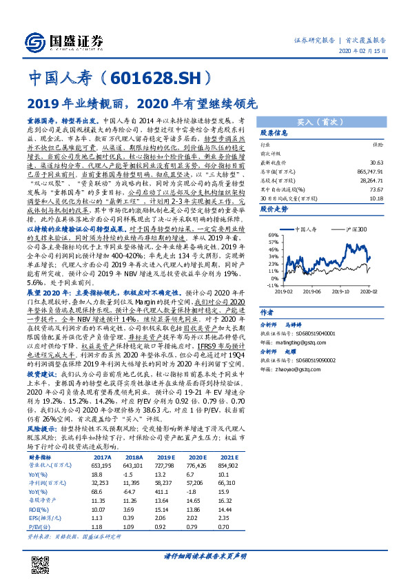 2019年业绩靓丽，2020年有望继续领先