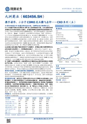 CXO系列（五）：携手诺华，小分子CDMO龙头腾飞在即