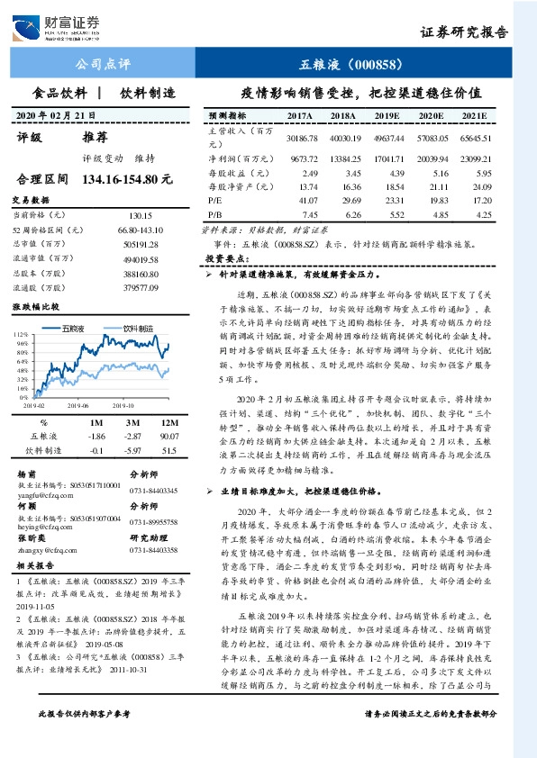 疫情影响销售受挫，把控渠道稳住价值