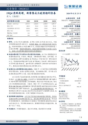 19Q4亮眼高增,新零售成为疫情期间惊喜