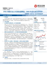 2019年年报点评:19H2高猪价助力利润快速释放,2020年成长动力仍充沛