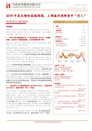 2019年度业绩快报超预期，上调盈利预测重申“买入”