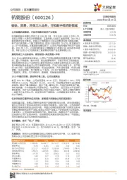 钢铁、贸易、环保三大业务，开拓数字经济新领域