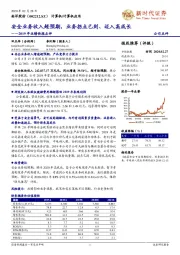 2019年业绩快报点评:安全业务收入超预期,业务拐点已到、迈入高成长