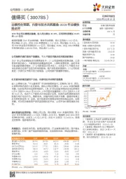 2019年业绩快报点评：业绩符合预期，内容与技术共筑壁垒