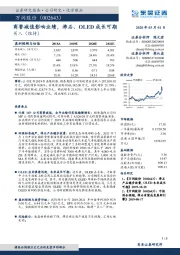 商誉减值影响业绩，沸石、OLED成长可期