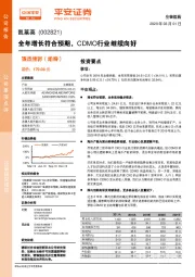 全年增长符合预期，CDMO行业继续向好