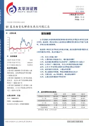 Q1基本面变化解读及热点问题汇总