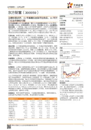 业绩快报点评：19年高增长体现平台效应，20年开门红全年弹性可期