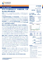 2019年业绩快报点评:业绩超预期,光模块后起之秀加速成长