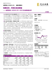 2019年业绩快报点评：短期无忧，风物长宜放眼量